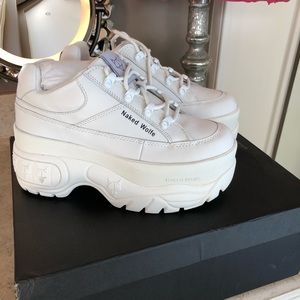Naked Wolfe Platform Leather Tennies.